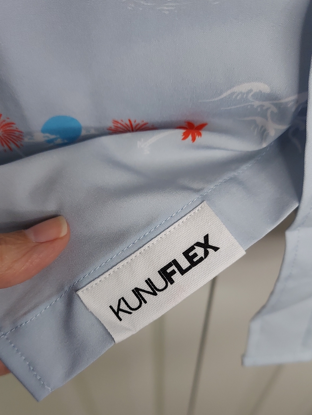 RSVLTS Shirt, Retro Theme, Red White Blue, Collar, Lightweight - Picture 7 of 10
